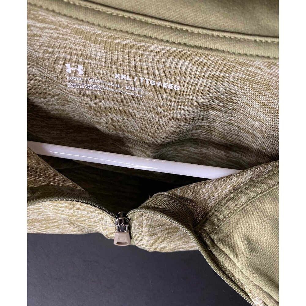 Under Armour UA Tech Quarter Zip Pullover Mens 2XL Heathered Lightweight Loose - Picture 3 of 5